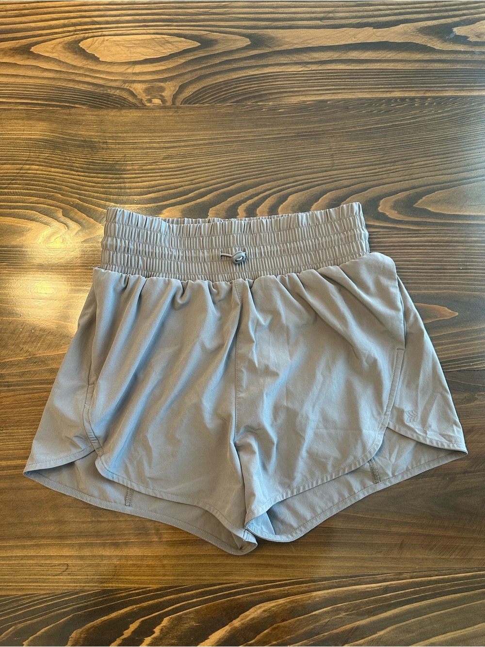 all in motion Light Taupe High-Waist Athletic Shorts